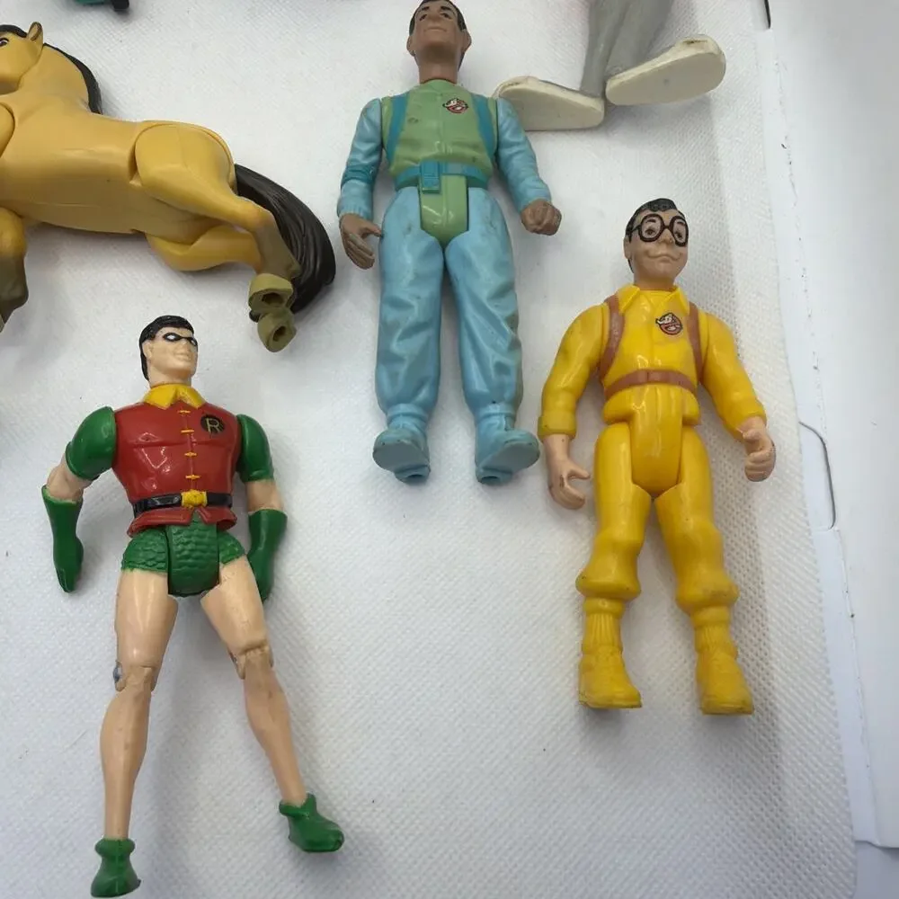 Assorted Lot of Vintage Action Figures, Toys & Miscellaneous Items All Shown